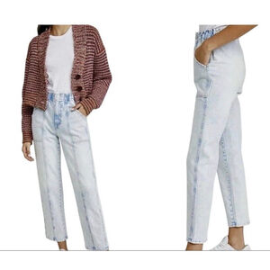 MOTHER superior Light Blue The Springy Ankle Jeans Size 29, pull on, elastic